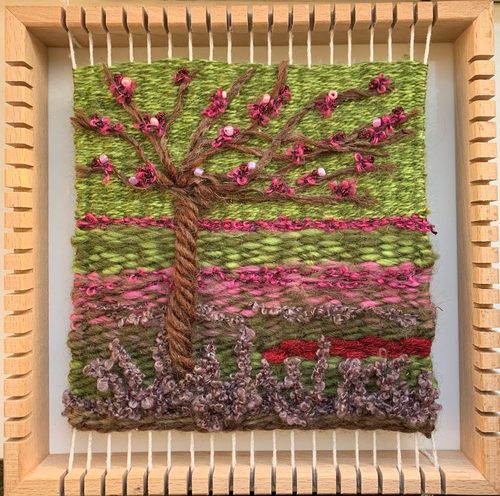 Amanda, Woven tree, wool.